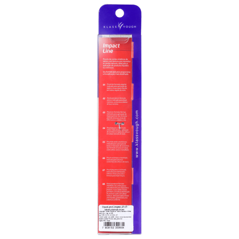 Klass Vough Impact 05 - Pincel para Base e Contorno