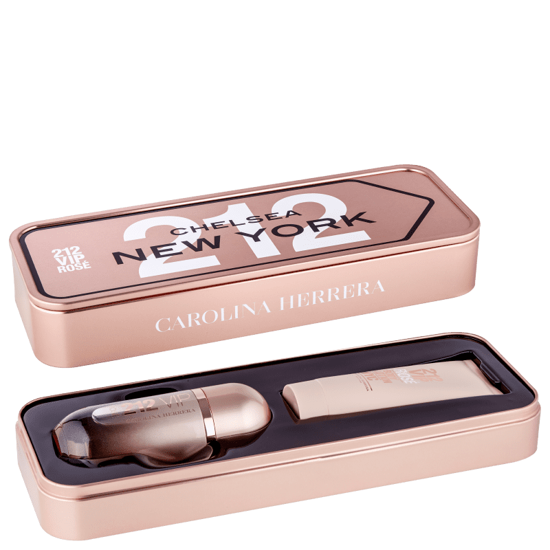 Conjunto 212 VIP Rosé Carolina Herrera Feminino - Eau de Parfum 50ml + Loção Corporal 75ml