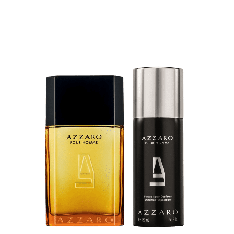 Conjunto Azzaro Pour Homme Masculino - Eau de Toilette 100ml + Desodorante 150ml