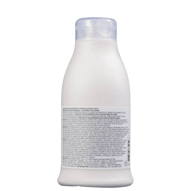 Nir Cosmetics Milk Touch Intense Feeling - Loção Hidratante Corporal 315g
