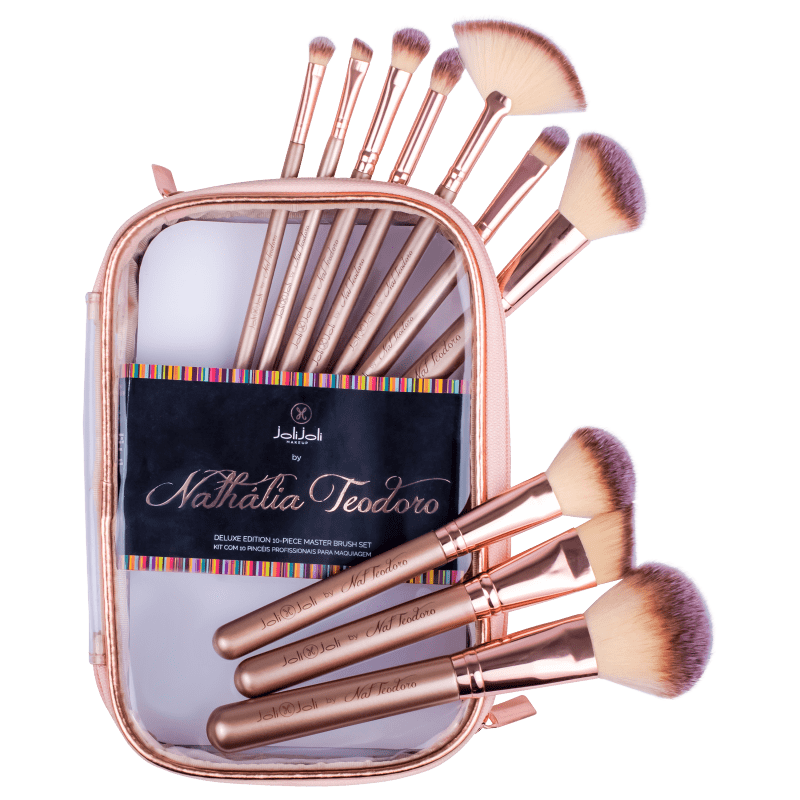 Kit de Pincéis Joli Joli by Nathália Teodoro (10 Produtos)