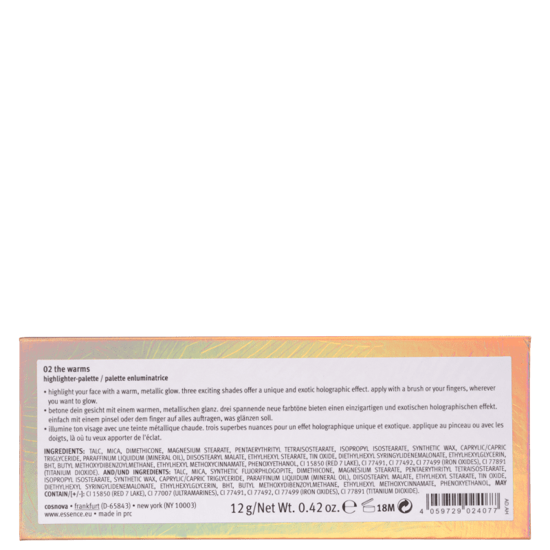 Essence Go For The Glow 02 - Paleta de Iluminador 12g