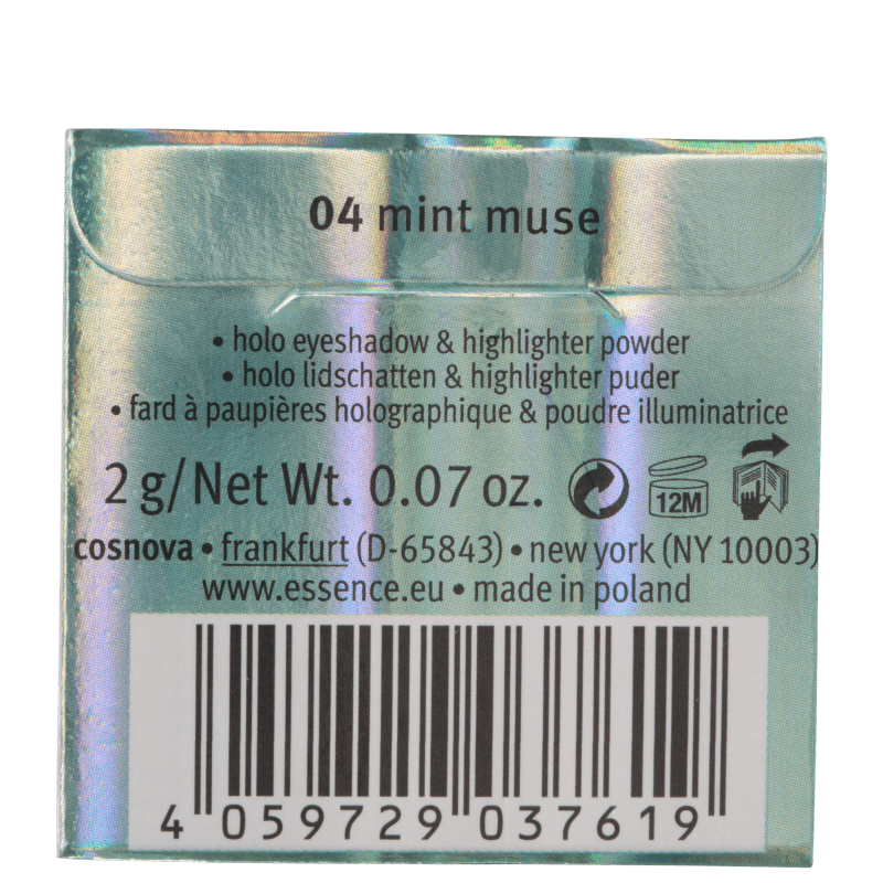 Essence My Must Haves Holo Powder 04 Mint Muse - Sombra 2g