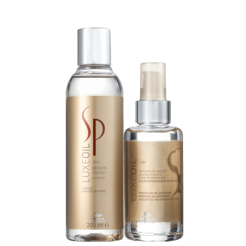 Kit SP System Professional Keratin Luxe Oil Duo (2 produtos)