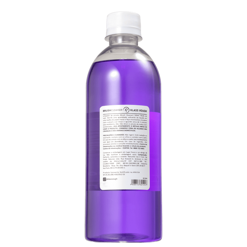 Klass Vough Pro Makeup Series Refil - Limpador de Pincéis 500ml