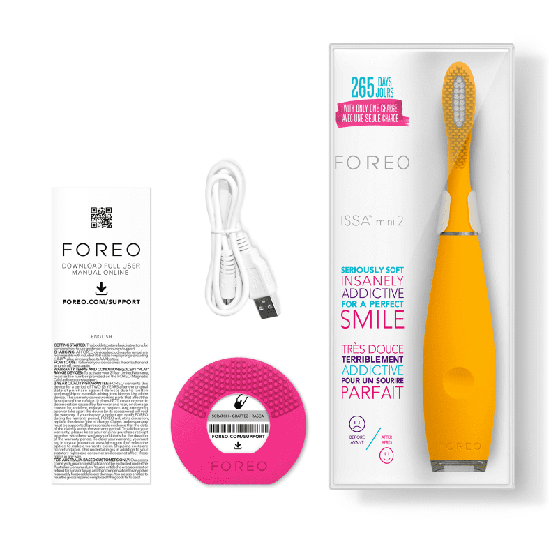 Foreo Issa Mini 2 Mango Tango - Escova de Dente Elétrica