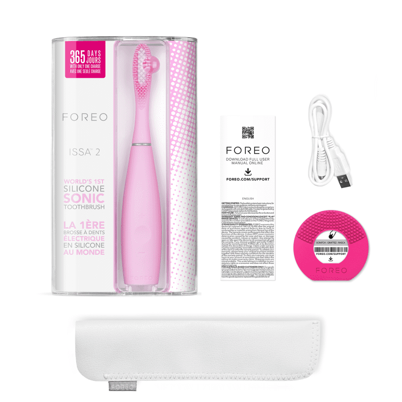 Foreo Issa 2 Pearl Pink - Escova de Dente Elétrica
