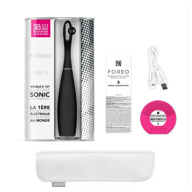 Foreo Issa 2 Cool Black - Escova de Dente Elétrica