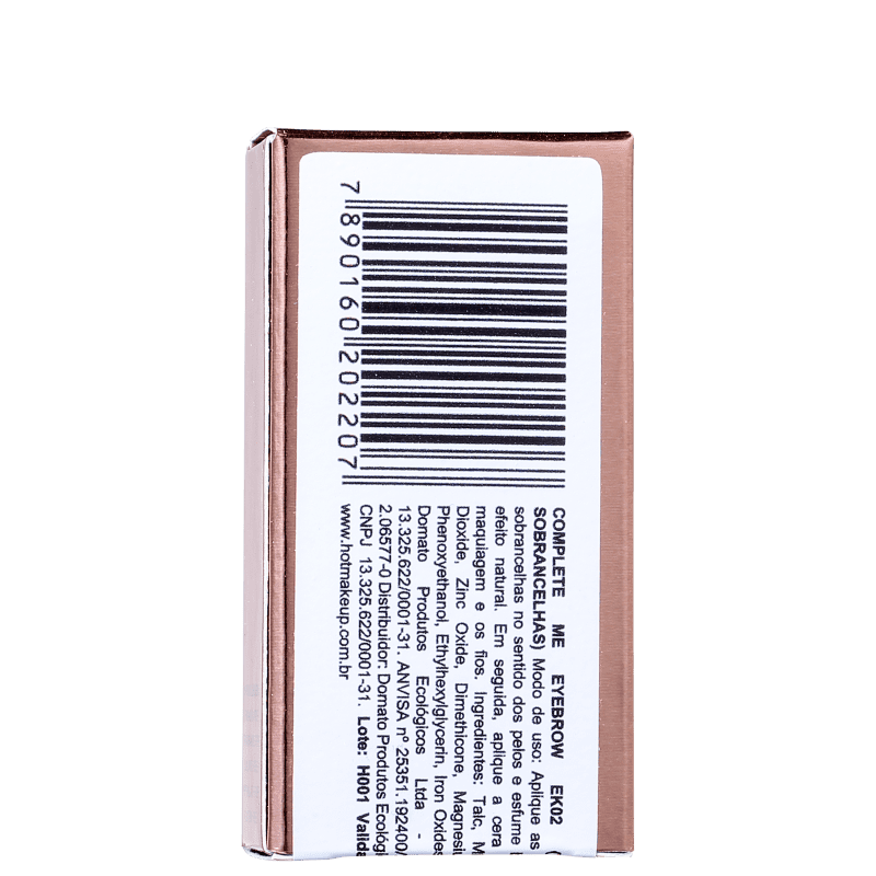 Hot MakeUp Complete Me EK02 - Paleta para Sobrancelha