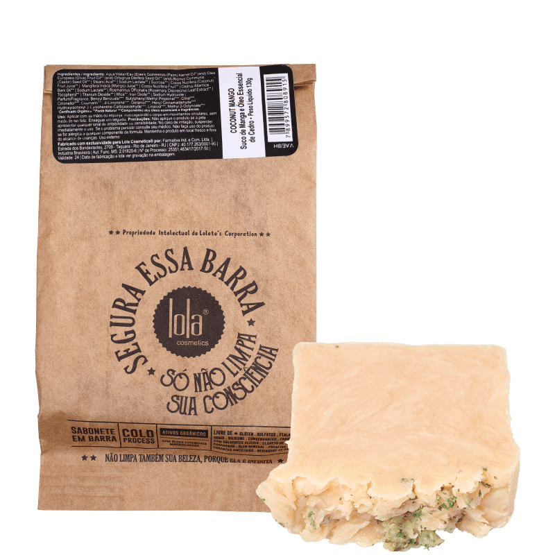 Lola Cosmetics Segura Essa Barra Coconut Mango - Sabonete em Barra 130g