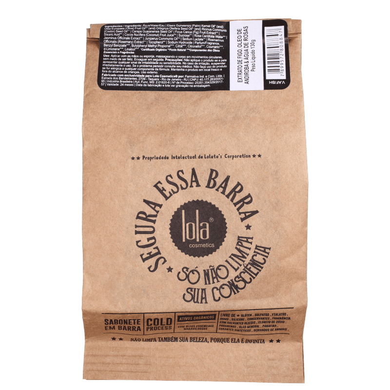 Lola Cosmetics Segura Essa Barra Extrato de Figo - Sabonete em Barra 130g