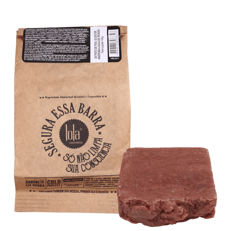 Lola Cosmetics Segura Essa Barra Extrato de Figo - Sabonete em Barra 130g
