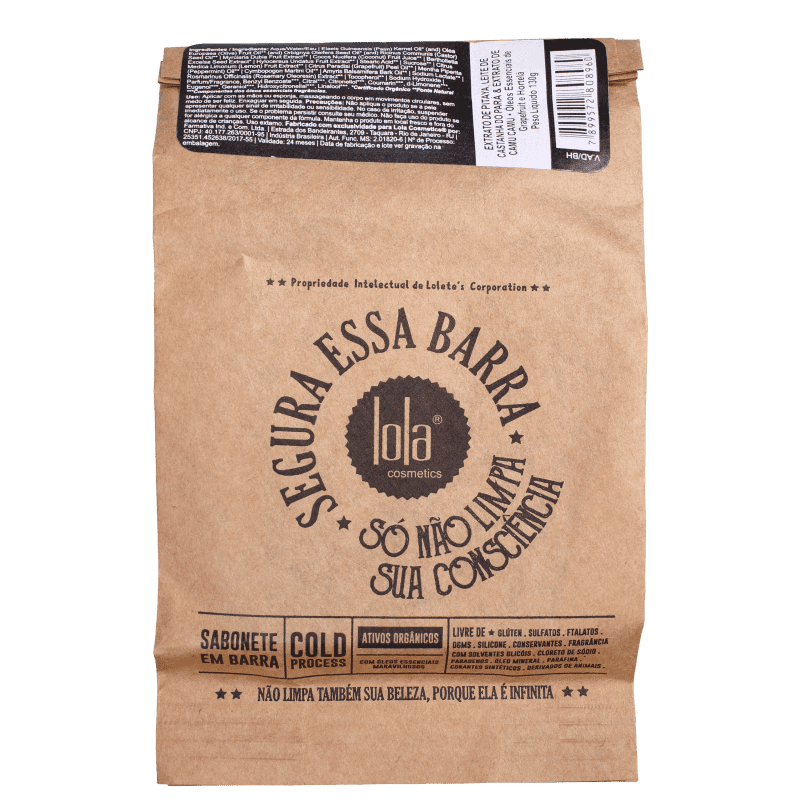 Lola Cosmetics Segura Essa Barra Extrato de Pitaya - Sabonete em Barra 130g