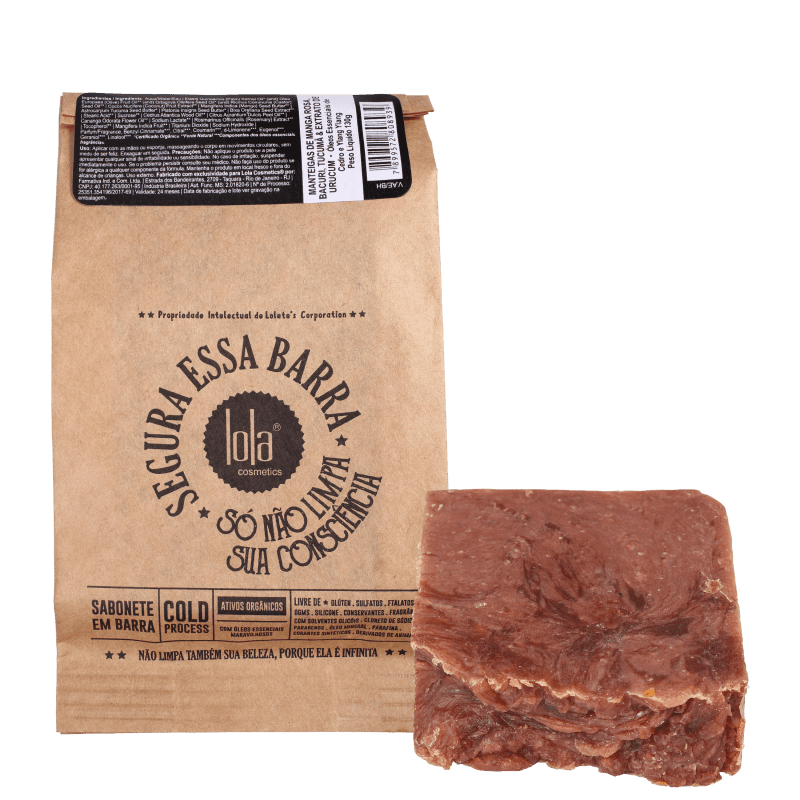 Lola Cosmetics Segura Essa Barra Manteiga de Manga Rosa - Sabonete em Barra 130g