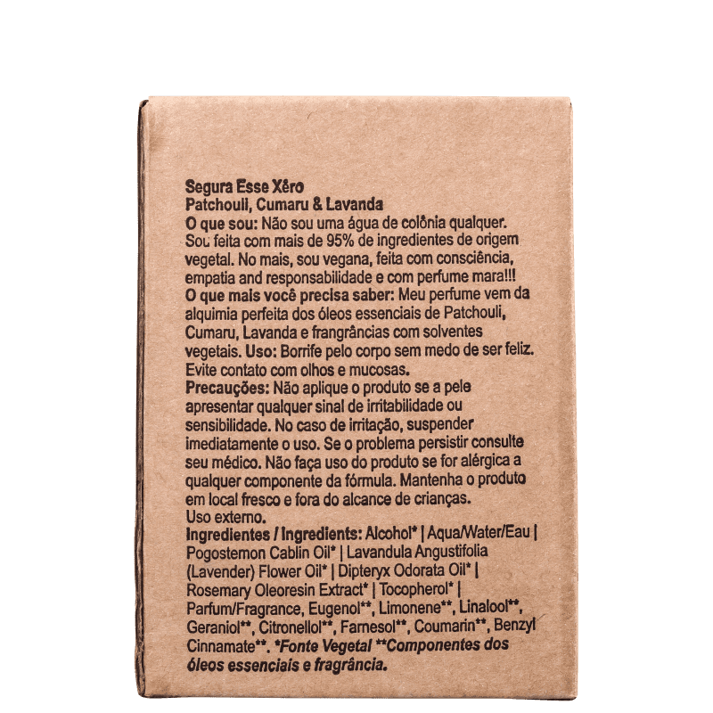 Segura Esse Xêro Patchouli Lola Cosmetics Eau de Cologne - Perfume Feminino 110ml