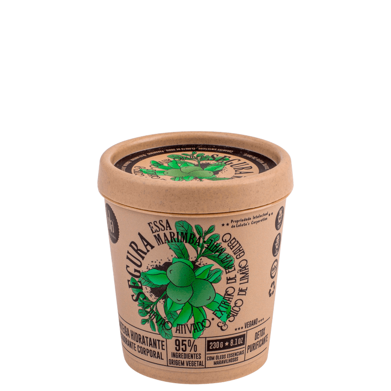 Lola Cosmetics Segura Essa Marimba Detox Purificante - Creme Hidratante Corporal 230g