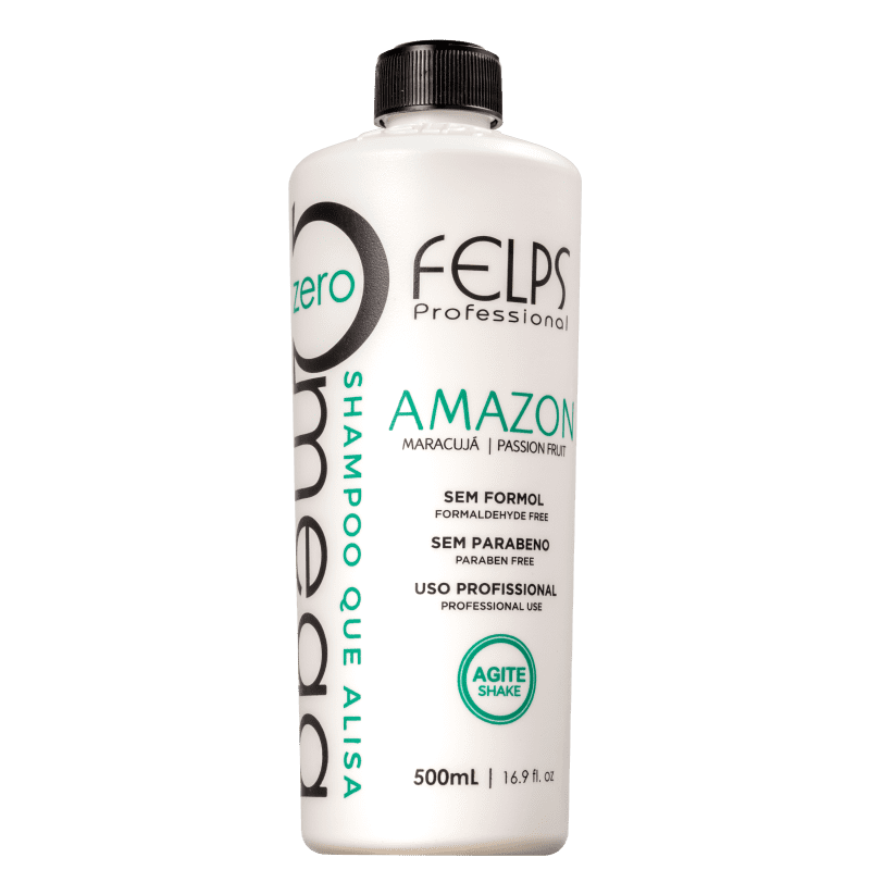 Felps Professional Omega Zero Amazon - Shampoo Alisante 500ml Menor preço em Felps Professional Omega Zero Amazon - Shampoo Alisante 500ml