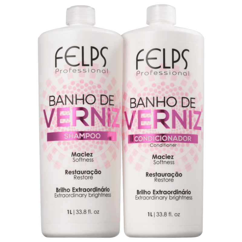 Kit Felps Profissional Banho de Verniz Salon Duo (2 Produtos)