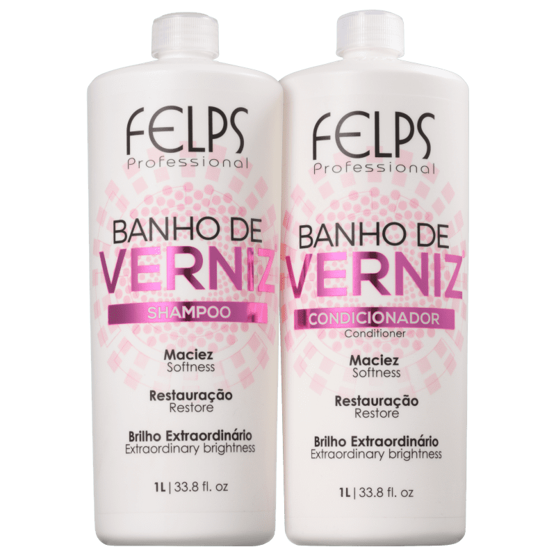 Kit Felps Professional Banho de Verniz Salon Duo (2 Produtos)