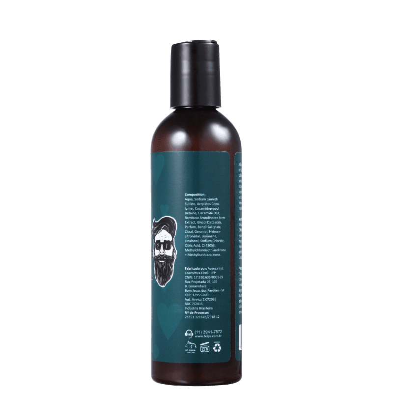 Felps Profissional Men Black Jack Esfoliante - Shampoo Multifuncional 240ml