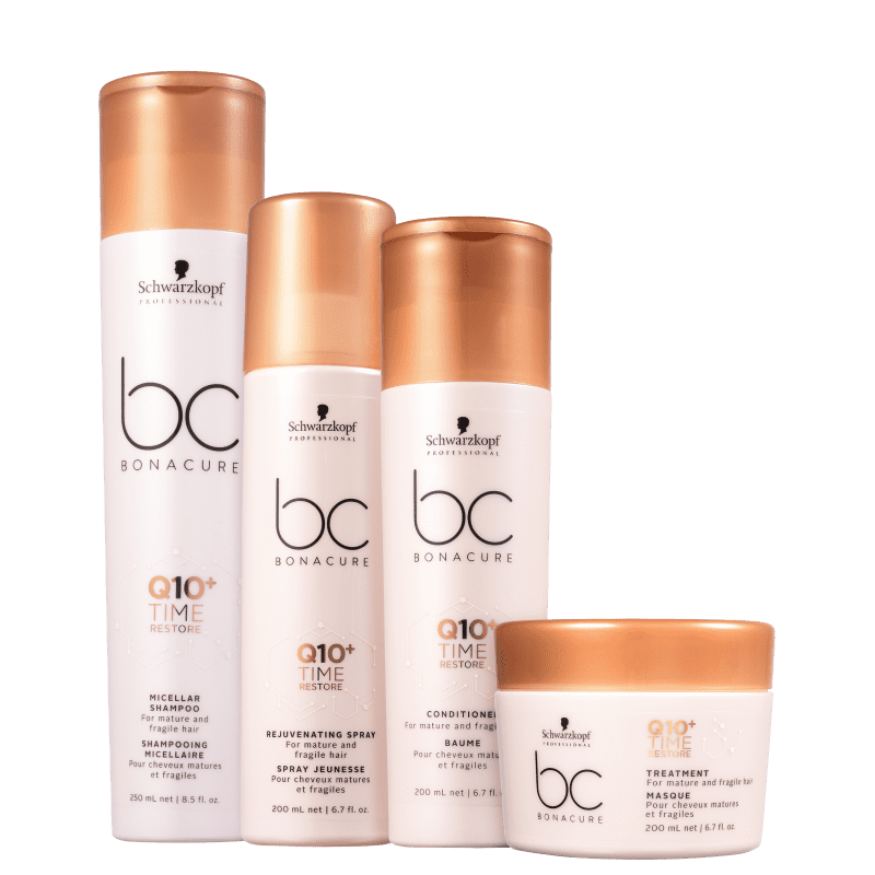 Kit Schwarzkopf Professional BC Bonacure Q10+ Time Restore Full (4 Produtos)