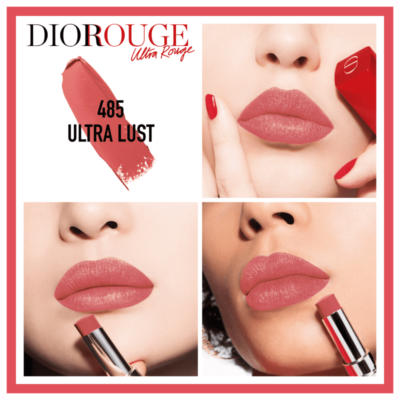 Dior Ultra Rouge 485 Ultra Lust - Batom Semi-Matte 3,2g