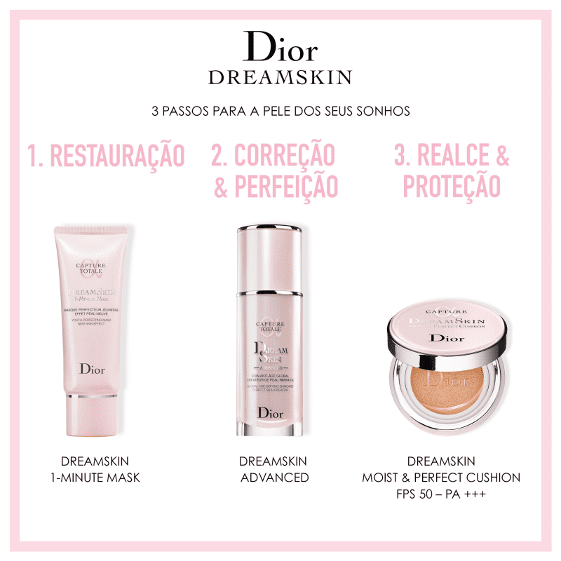 Dior Dreamskin Moist And Perfect Cushion 010 - Tratamento Anti-Idade 15g