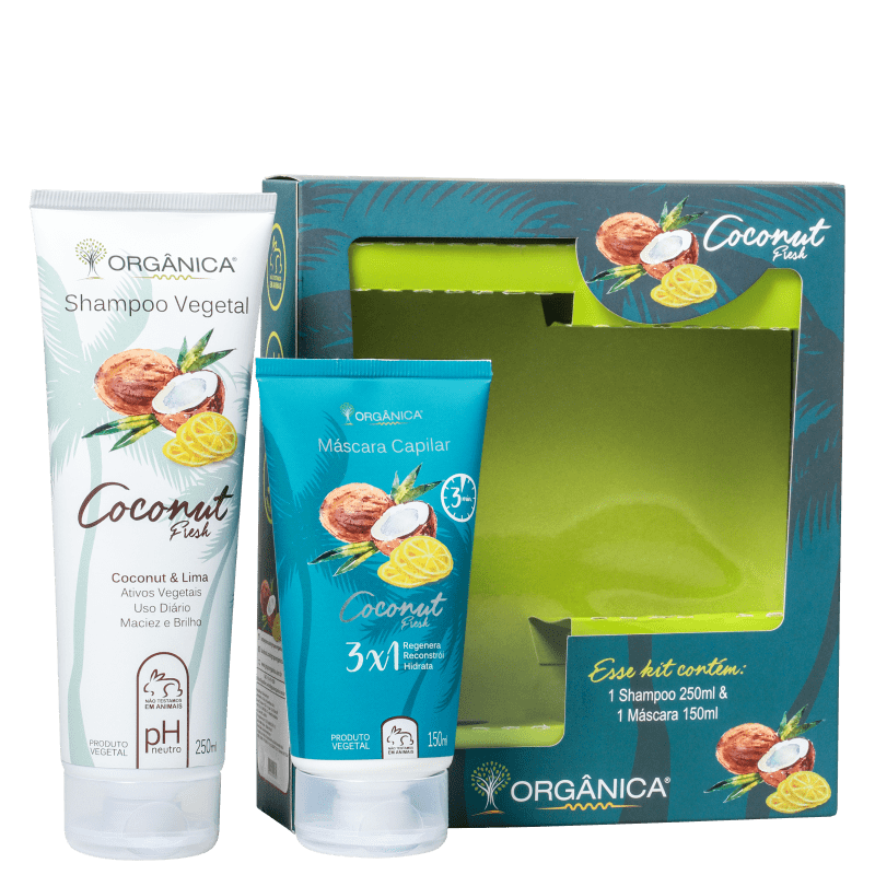 Kit Orgânica Coconut Fresh (2 Produtos)