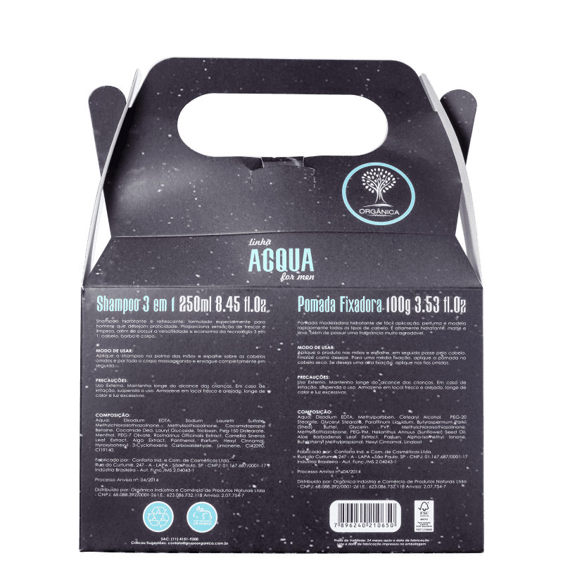 Kit Orgânica Beauty for Men (2 Produtos)