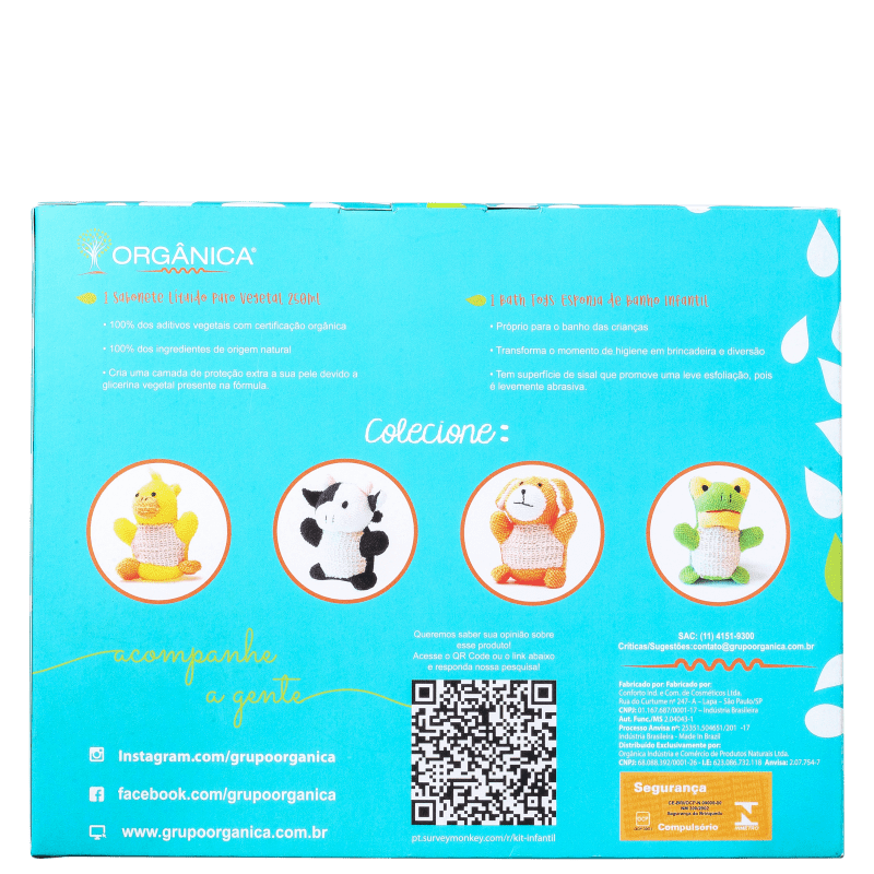 Kit Orgânica Banho Divertido (2 Produtos)