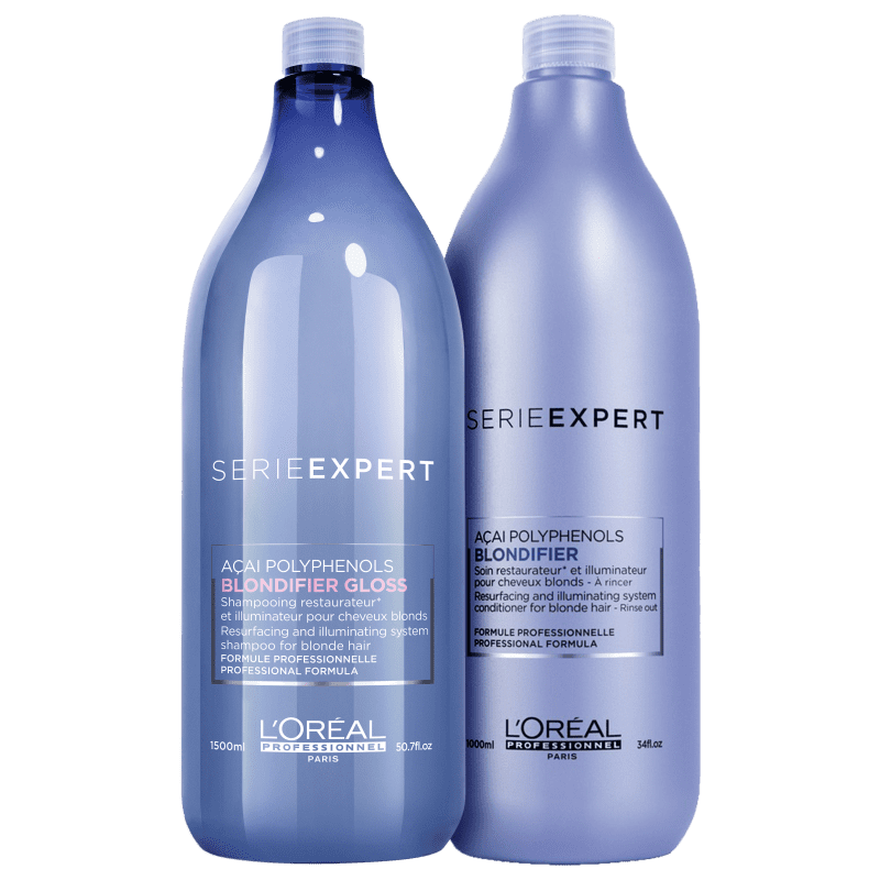 Kit L'Oreál Professionnel Serie Expert Blondifier Gloss Salon Duo (2 Produtos)