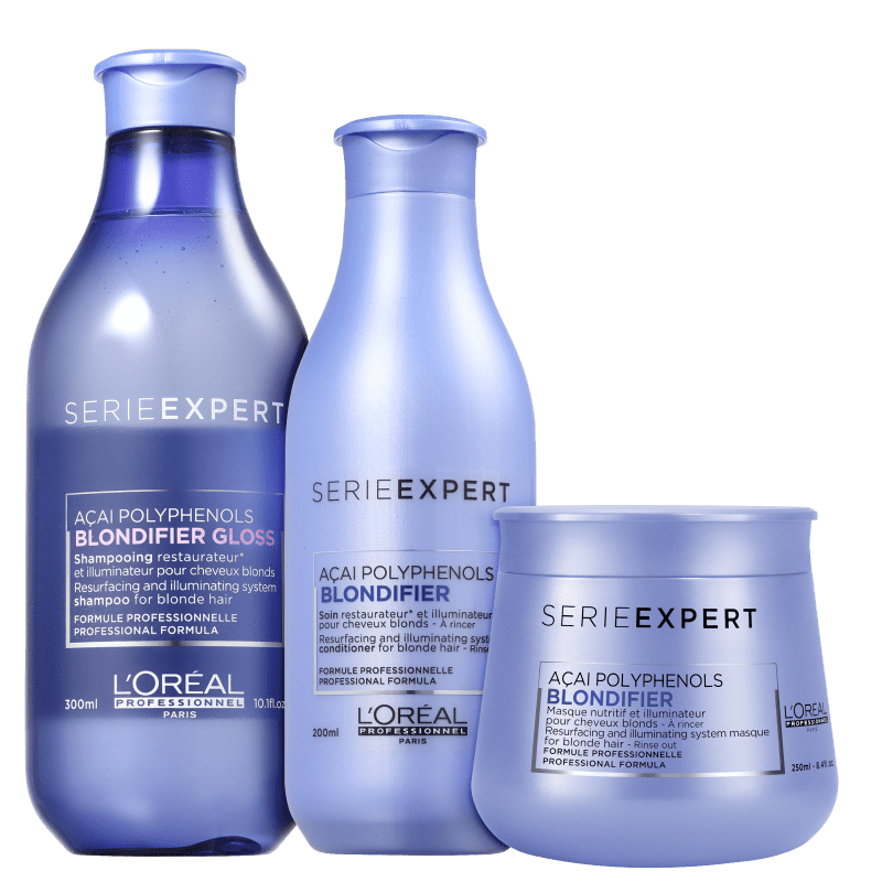 Kit L'Oréal Professionnel Serie Expert Blondifier Gloss Trio (3 Produtos)