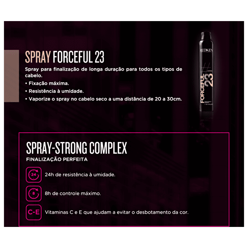 Redken Style Forceful 23 - Spray Fixador 70ml