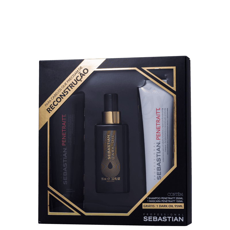 Kit Sebastian Professional Penetraitt Dark Oil (3 Produtos)