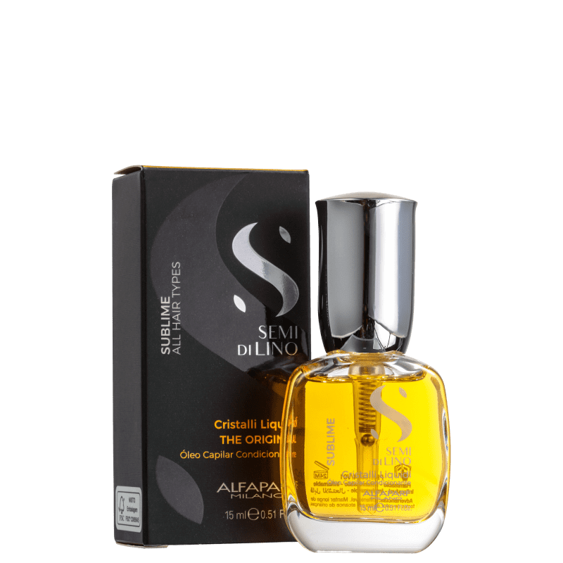 Alfaparf Semi Di Lino Sublime Cristalli Liquidi - Óleo Capilar 15ml