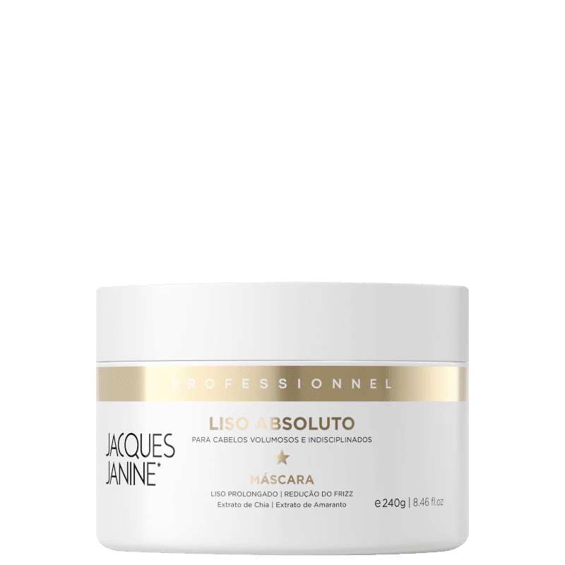 Jacques Janine Professionnel Liso Absoluto - Máscara Capilar 240g Menor preço em Jacques Janine Professionnel Liso Absoluto - Máscara Capilar 240g