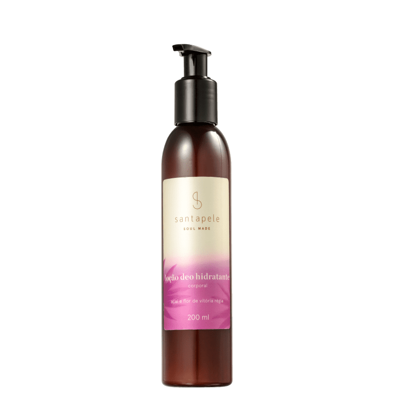 Santapele Açaí e Flor de Vitória-Régia - Loção Hidratante Corporal 200ml