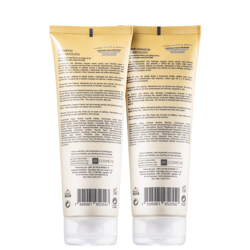 Kit Jacques Janine Liso Absoluto Duo (2 Produtos)