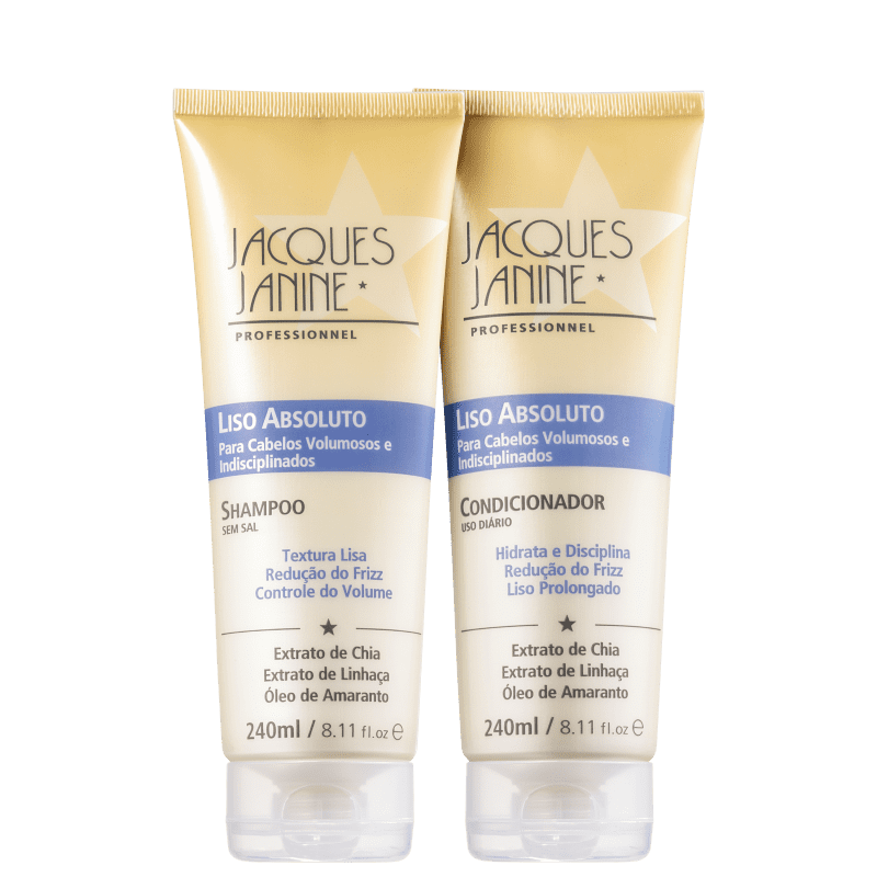 Kit Jacques Janine Liso Absoluto Duo (2 Produtos) Menor preço em Kit Jacques Janine Liso Absoluto Duo (2 Produtos)