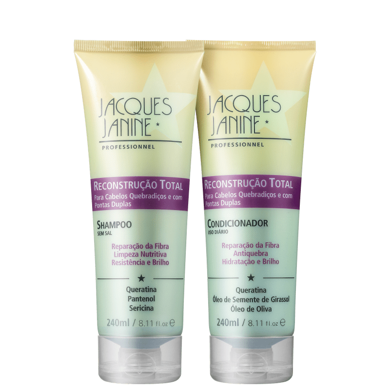 Kit Jacques Janine Professionnel Reconstrução Total (2 Produtos)