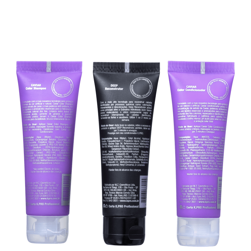 Kit K.Pro Ritual de Caviar (3 Produtos)