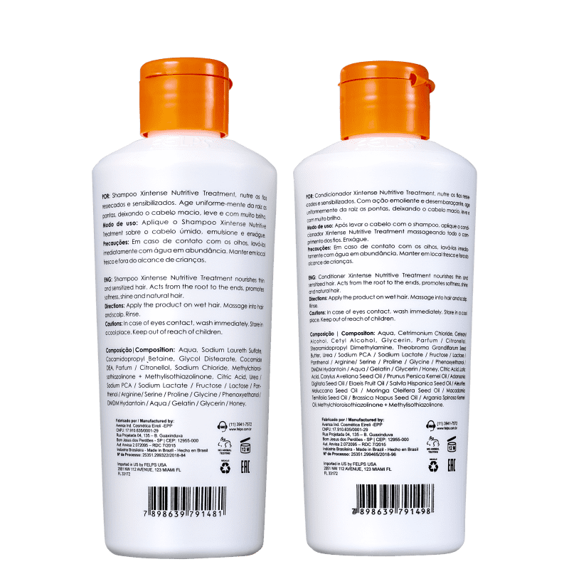 Kit Felps Profissional XIntense Nutrição Duo (2 Produtos)