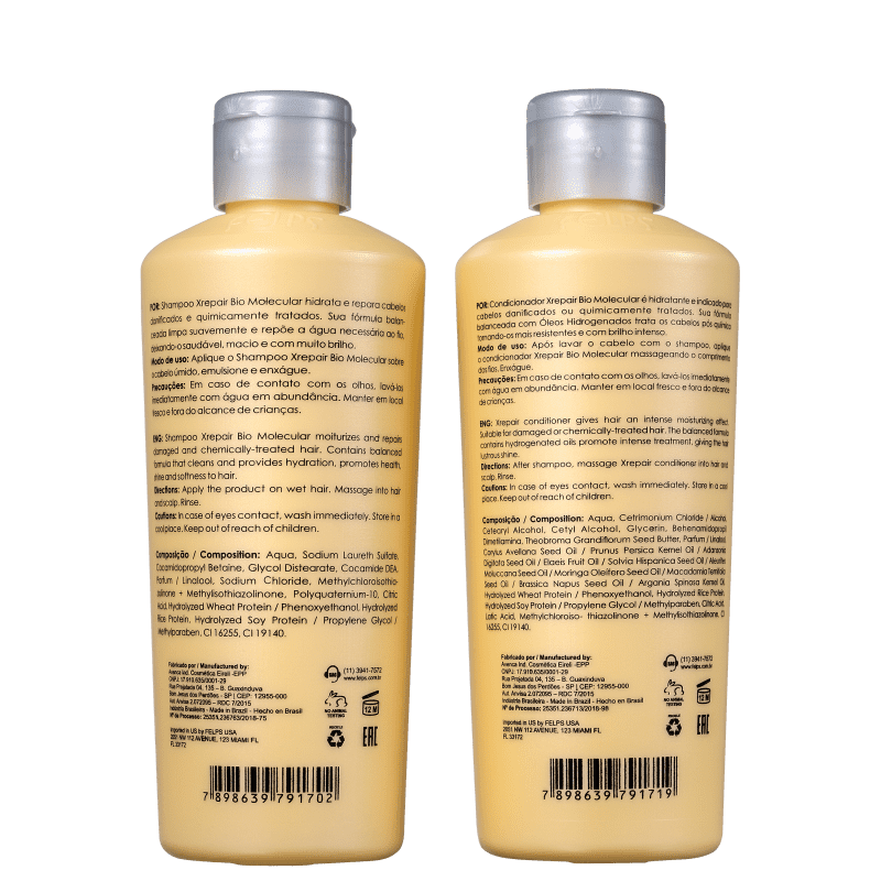 Kit Felps Profissional XRepair Duo (2 Produtos)