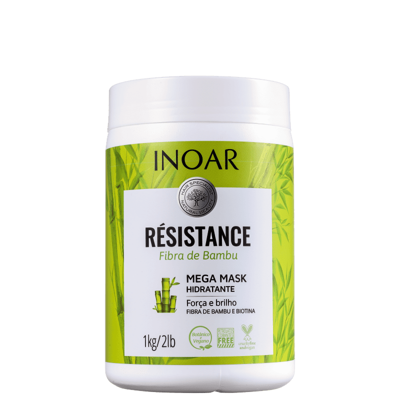 Inoar Résistance Fibra de Bambu - Máscara Capilar 1000g