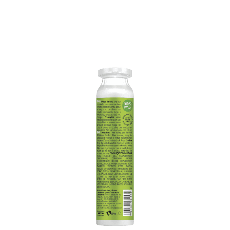 Inoar Résistance Fibra de Bambu - Ampola Capilar 45ml