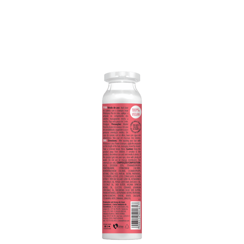 Inoar Résistance Flor de Lotus - Ampola Capilar 45ml