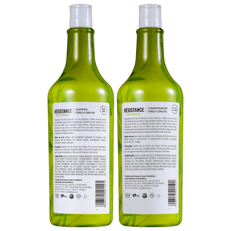 Kit Inoar Résistance Fibra de Bambu Salon Duo (2 Produtos)