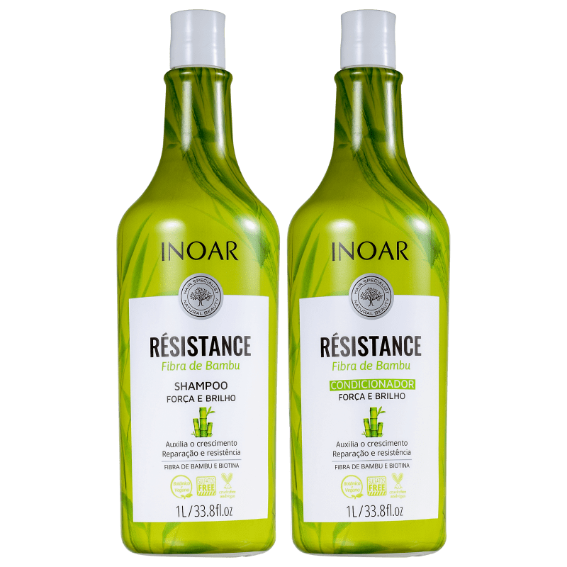Kit Inoar Résistance Fibra de Bambu Salon Duo (2 Produtos)