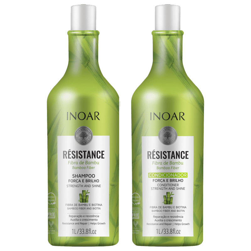 Kit Inoar Résistance Fibra de Bambu Salon Duo (2 Produtos)