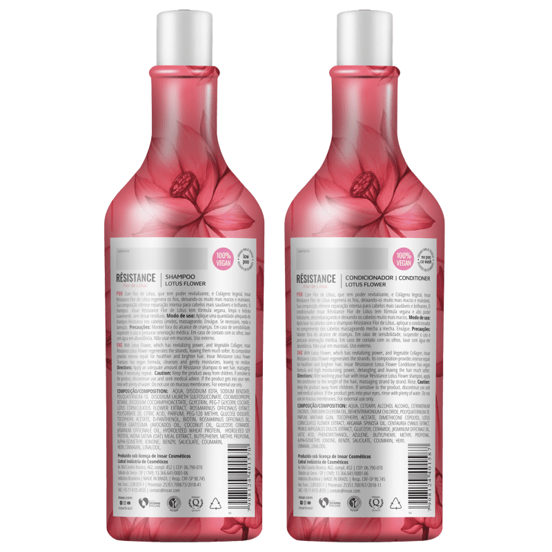Kit Inoar Résistance Flor de Lótus Salon Duo (2 Produtos)
